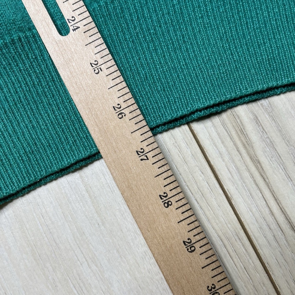 Alan Paine Mens 100% Lambswool V-Neck Sweater Green Mens Size XLEngland - Picture 8 of 11